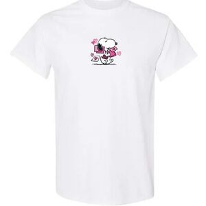 Women's White Snoopy Graphic Tee